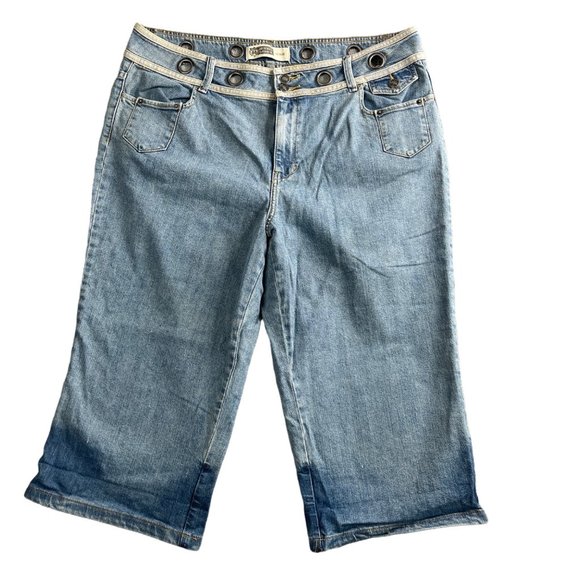 Route 66 Jeans Vintage Route 66 Womens Capri Pants Plus Size 2w